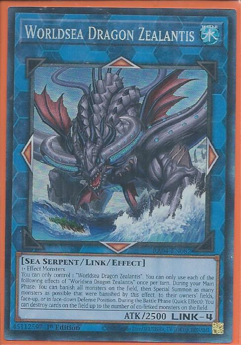 RA04-EN082 Worldsea Dragon Zealantis – Collector’s Rare