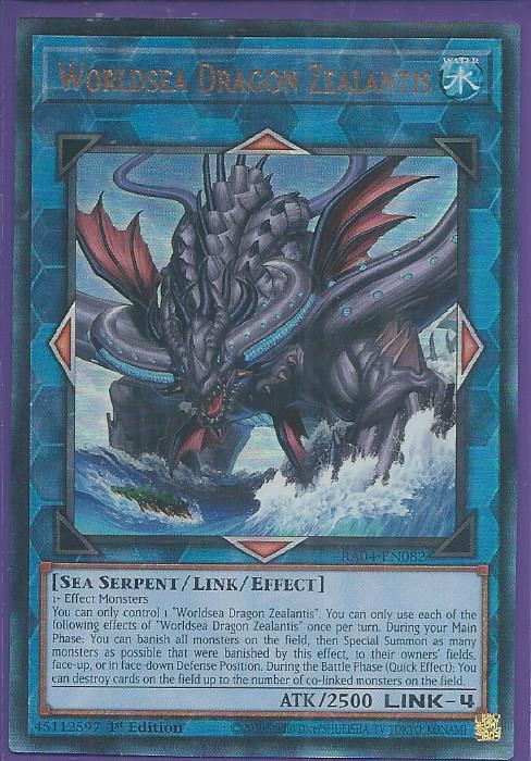 RA04-EN082 Worldsea Dragon Zealantis – Ultimate Rare