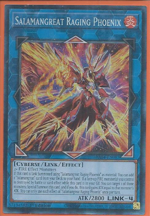 RA04-EN083 Salamangreat Raging Phoenix – Collector’s Rare