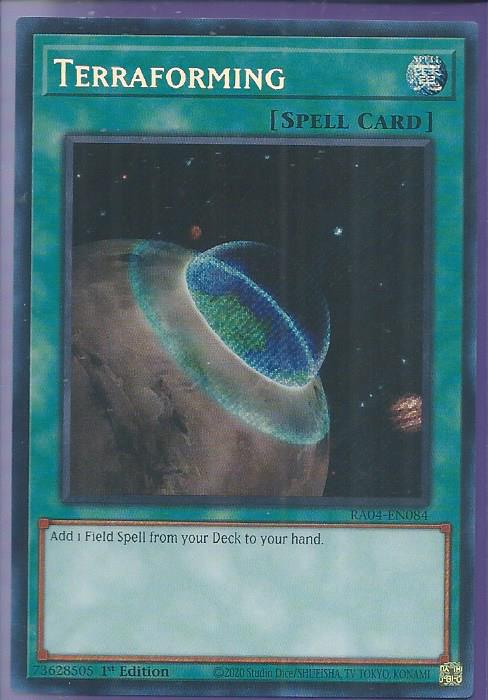 RA04-EN084 Terraforming – Secret Rare