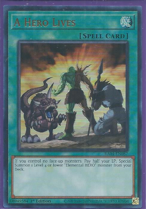 RA04-EN087 A Hero Lives – Ultra Rare
