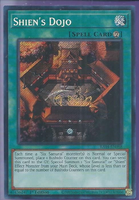 RA04-EN088 Shien’s Dojo – Secret Rare