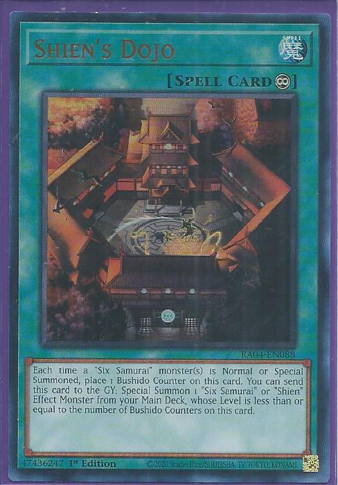 RA04-EN088 Shien’s Dojo – Ultra Rare