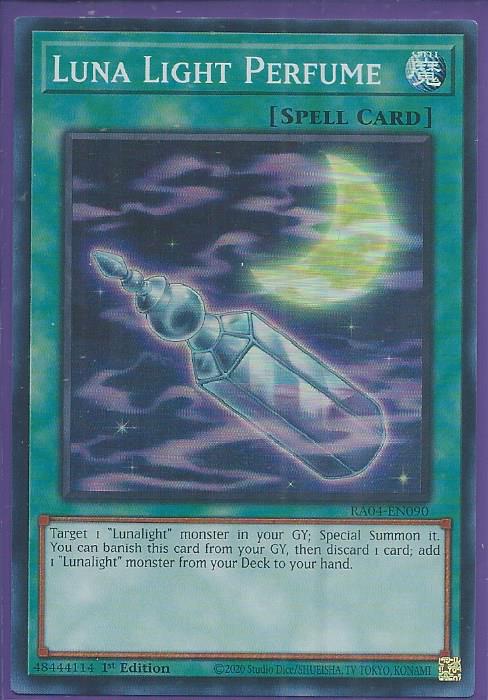 RA04-EN090 - Luna Light Perfume - Super Rare 1st Edition