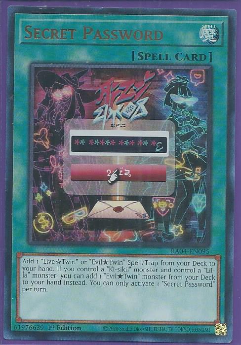RA04-EN095 Secret Password – Ultra Rare