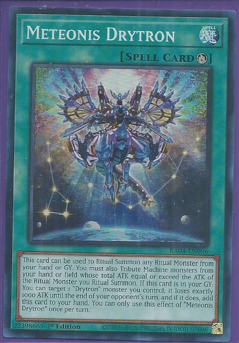 RA04-EN096 - Meteonis Drytron - Super Rare 1st Edition