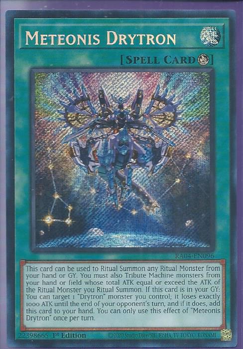 RA04-EN096S Meteonis Drytron – Secret Rare