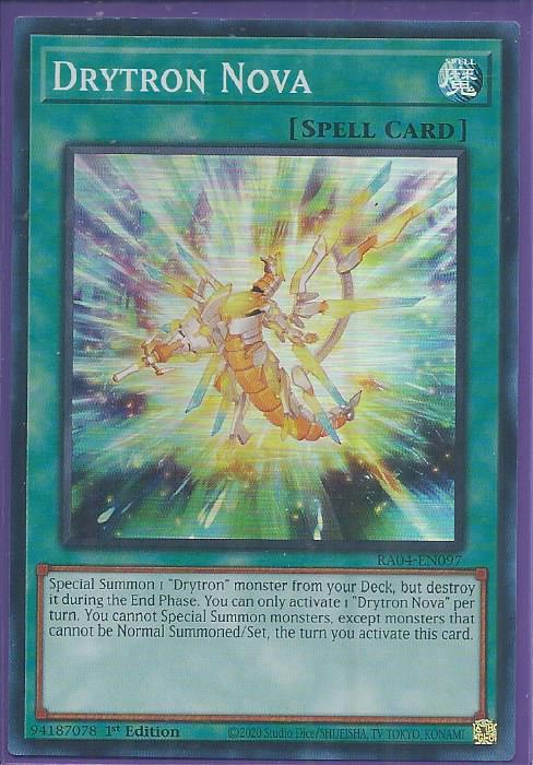 RA04-EN097 - Drytron Nova - Super Rare 1st Edition