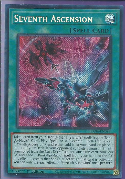 RA04-EN098 Seventh Ascension – Secret Rare