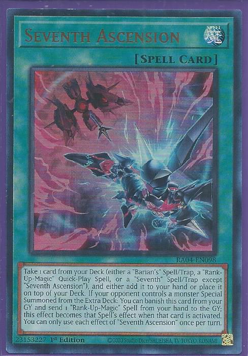 RA04-EN098 Seventh Ascension – Ultra Rare