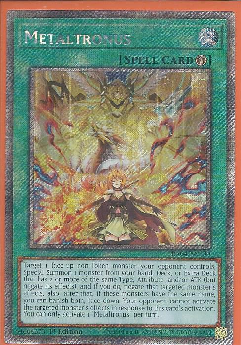 RA04-EN100 Metaltronus – Platinum Secret Rare