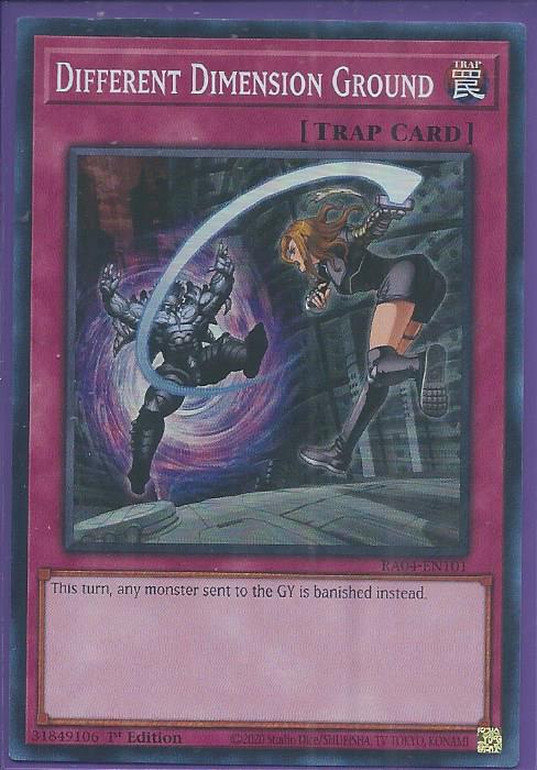 RA04-EN101 - Different Dimension Ground - Super Rare 1st Edition