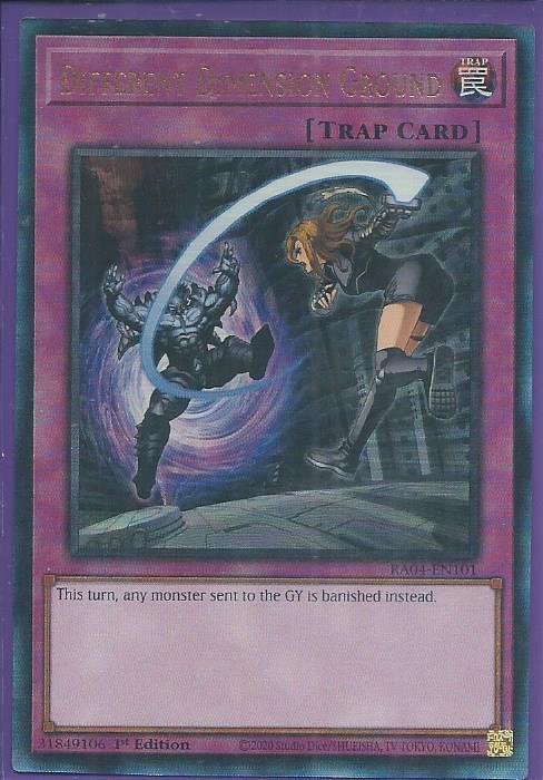 RA04-EN101 Different Dimension Ground – Ultimate Rare
