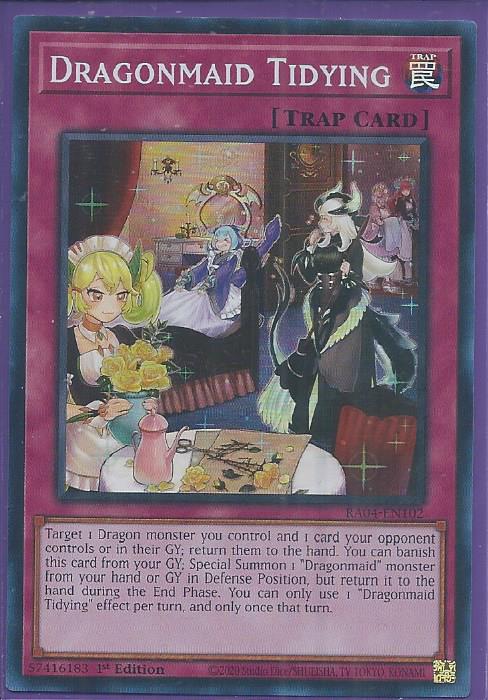RA04-EN102 - Dragonmaid Tidying - Super Rare 1st Edition