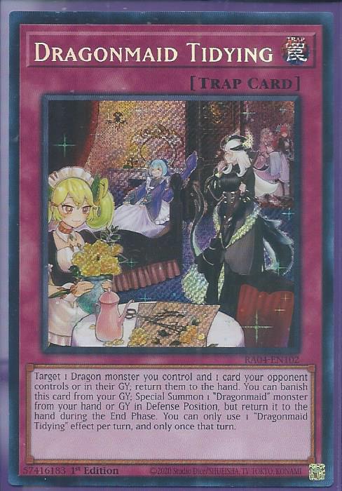 RA04-EN102 Dragonmaid Tidying – Secret Rare