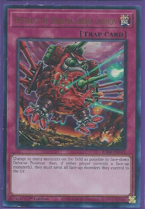 RA04-EN103 Destructive Daruma Karma Cannon – Ultra Rare