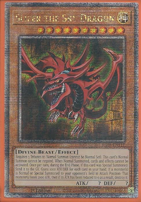 RA04-EN117 Slifer the Sky Dragon – Quarter Century Secret Rare - Vị Thần Ai Cập