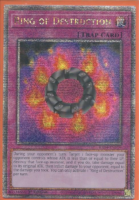RA04-EN119 Ring of Destruction – Quarter Century Secret Rare
