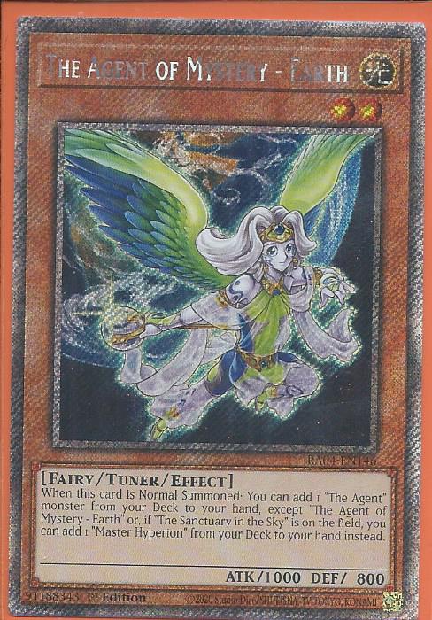 RA04-EN146 The Agent of Mystery – Earth – Platinum Secret Rare