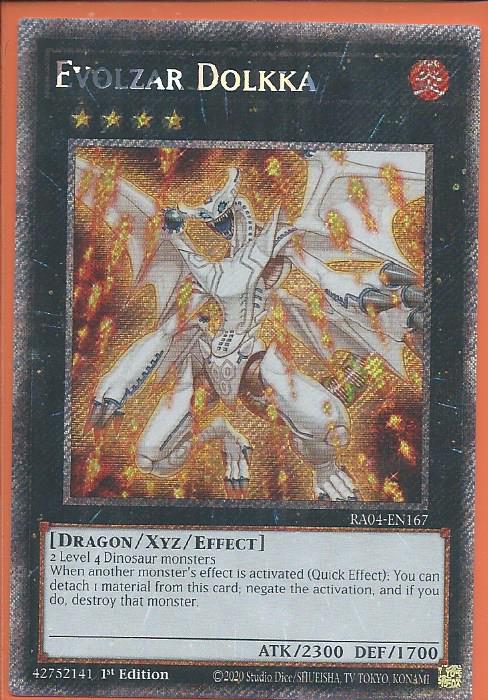 RA04-EN167 Evolzar Dolkka – Platinum Secret Rare
