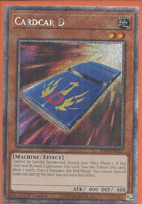 RA04-EN181 Cardcar D – Platinum Secret Rare