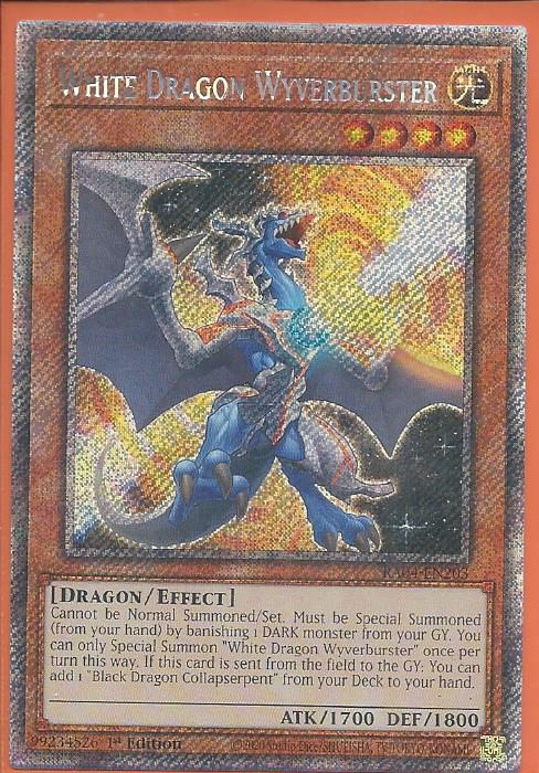 RA04-EN203 White Dragon Wyverburster – Platinum Secret Rare