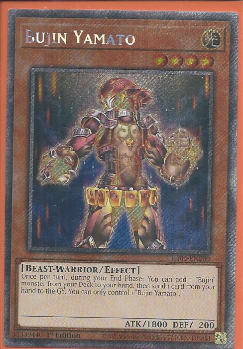 RA04-EN209 Bujin Yamato – Platinum Secret Rare