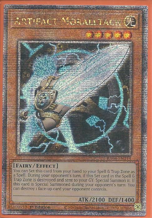 RA04-EN214 Artifact Moralltach – Quarter Century Secret Rare