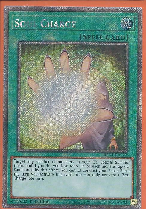 RA04-EN222 Soul Charge – Platinum Secret Rare