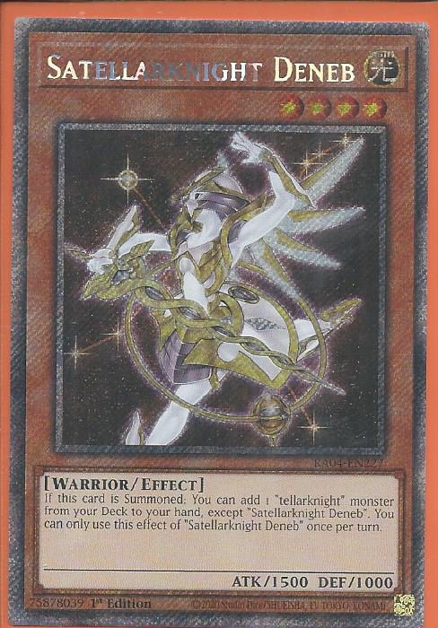 RA04-EN227 Satellarknight Deneb – Platinum Secret Rare