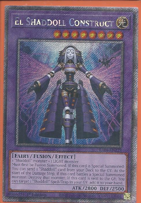 RA04-EN229 El Shaddoll Construct – Platinum Secret Rare