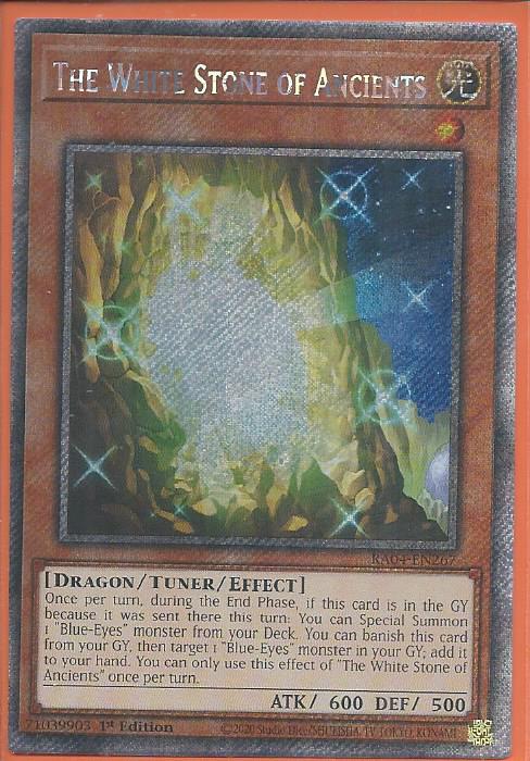 RA04-EN267 The White Stone of Ancients – Platinum Secret Rare