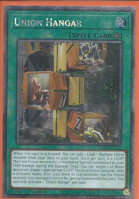 RA04-EN270 Union Hangar – Platinum Secret Rare