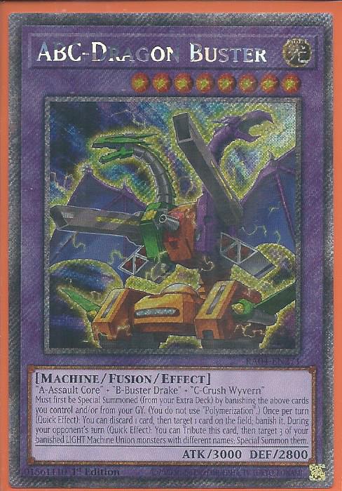 RA04-EN271 ABC-Dragon Buster – Platinum Secret Rare