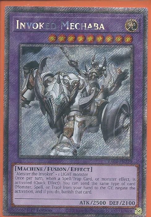 RA04-EN279 Invoked Mechaba – Platinum Secret Rare