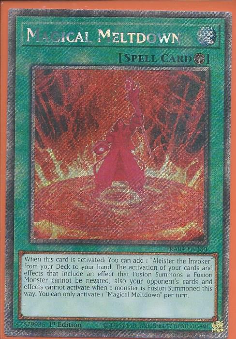 RA04-EN280 Magical Meltdown – Platinum Secret Rare