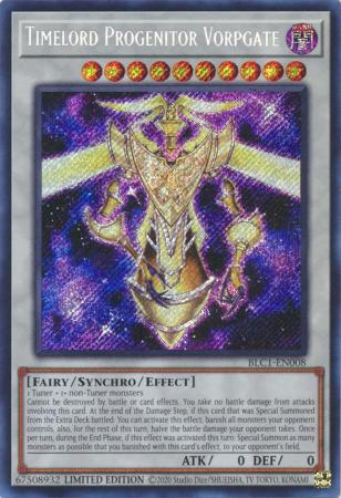 BLC1-EN008 - Timelord Progenitor Vorpgate - Secret Rare