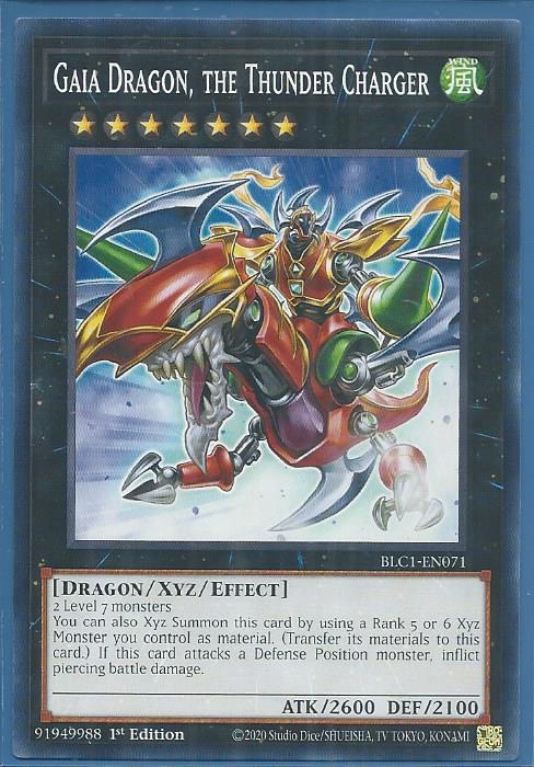 BLC1-EN071 Gaia Dragon, the Thunder Charger – Common