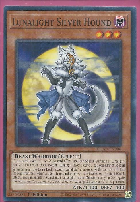 DUAD-EN006 Lunalight Silver Hound – Common
