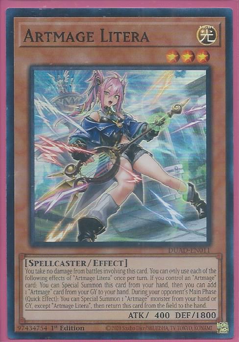 DUAD-EN011 Artmage Litera – Super Rare