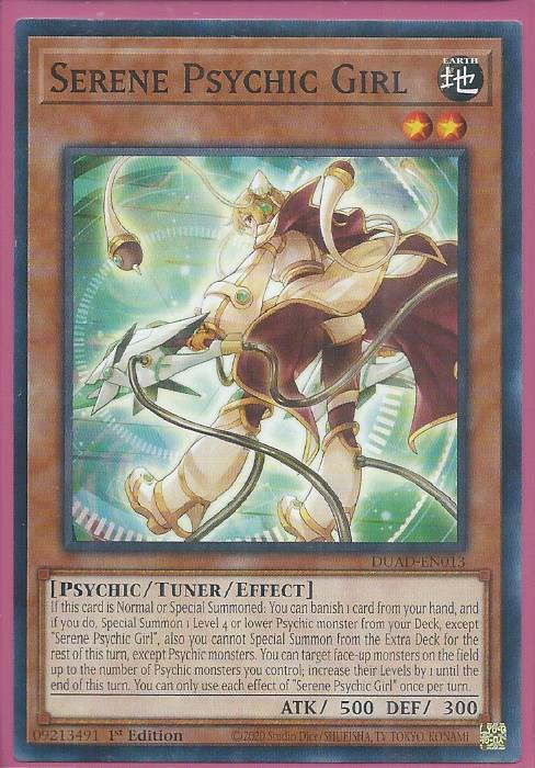 DUAD-EN013 Serene Psychic Girl – Common
