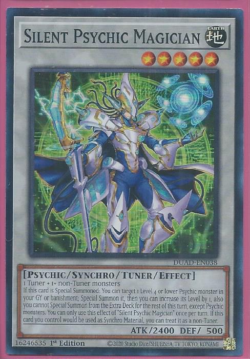 DUAD-EN038 Silent Psychic Magician – Super Rare
