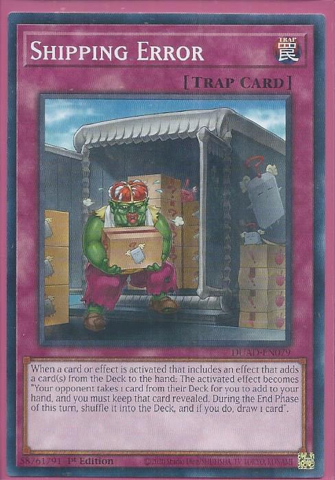 DUAD-EN079 Shipping Error – Common