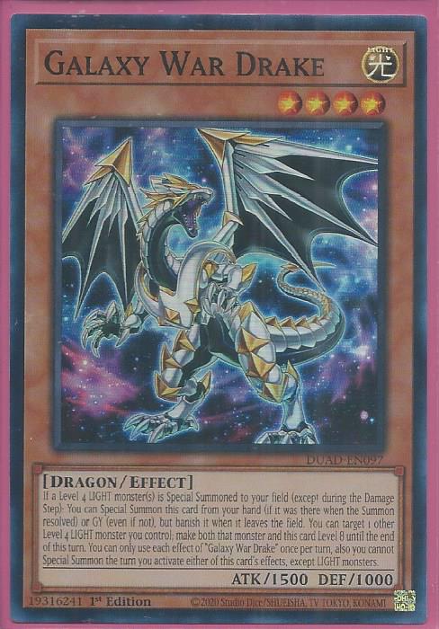 DUAD-EN097 Galaxy War Drake – Super Rare