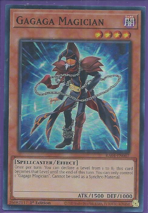 RA04-EN007 Gagaga Magician – Super Rare