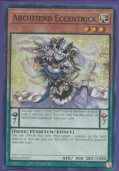 RA04-EN017 Archfiend Eccentrick – Super Rare