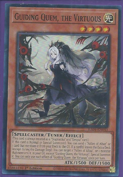RA04-EN043 Guiding Quem, the Virtuous – Super Rare
