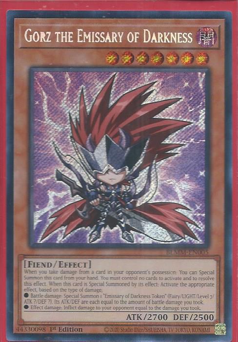 BLMM-EN005 Gorz the Emissary of the Darkness – Secret Rare
