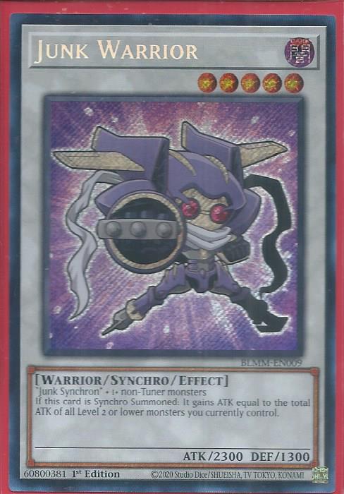 BLMM-EN009 Junk Warrior – Secret Rare