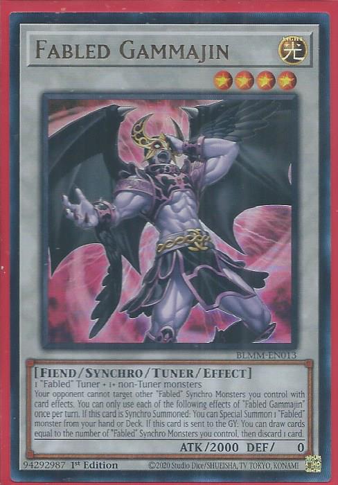 BLMM-EN013 Fabled Gammajin – Ultra Rare